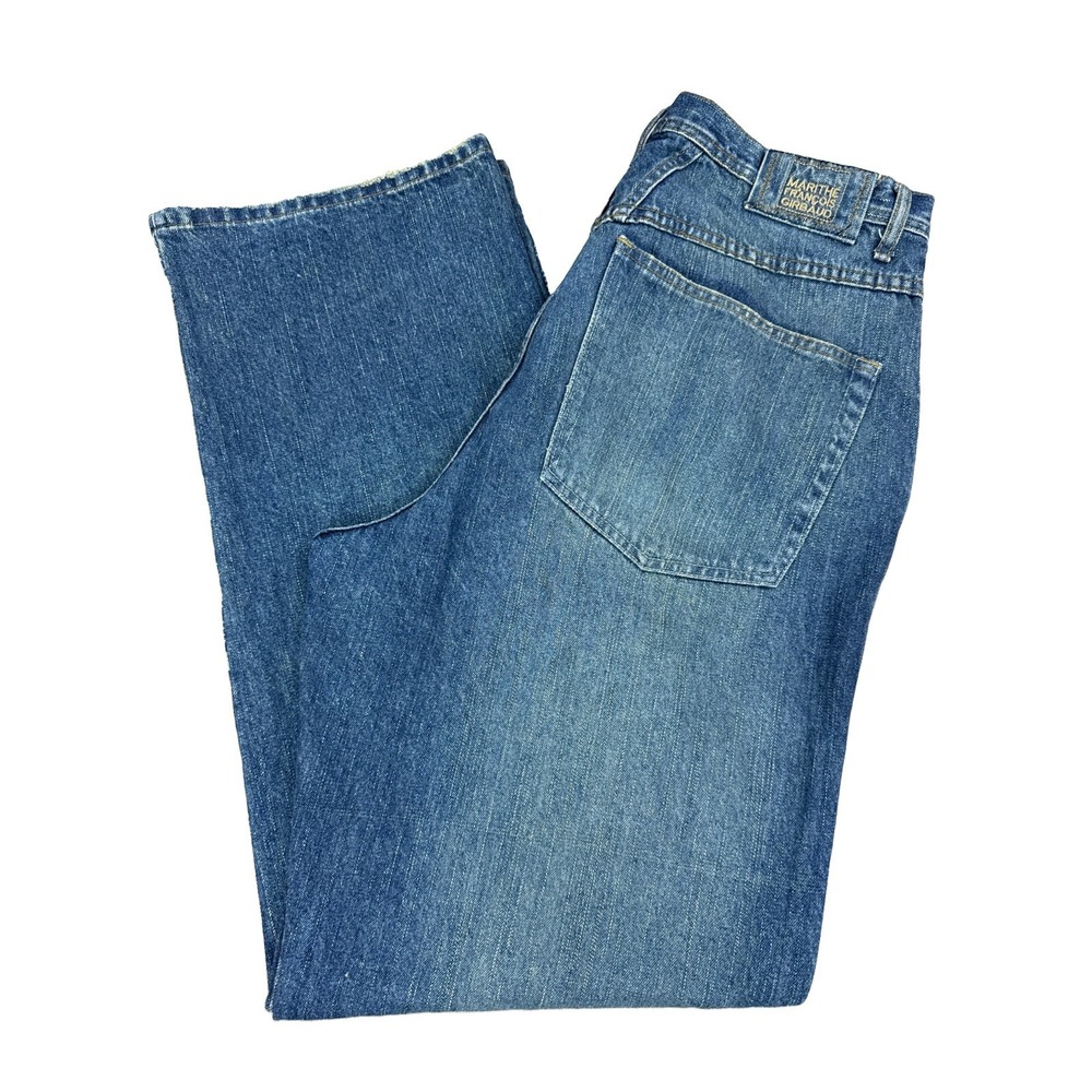 Vintage Marithe Francois Girbaud Jeans T007 Mens 36x30 Graphic Print Y2K Baggy